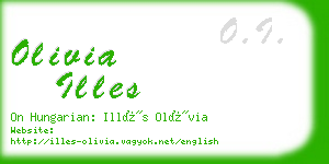 olivia illes business card